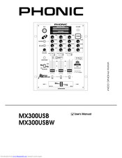 Phonic MX300USBW User Manual