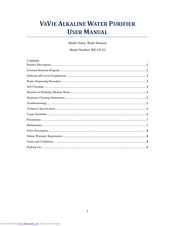 VAVIE WE-UF-02 User Manual