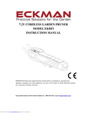 Eckman EKBP1 Instruction Manual