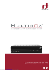 Inverto Multibox IDL 400s Quick Installation Manual