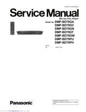 Panasonic DMP-BD79PU Service Manual