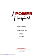 Power Inspired VFI10KT User Manual