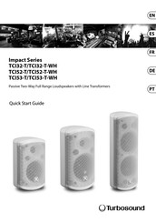 Turbosound TCI32-T-WH Quick Start Manual