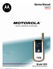 Motorola V820 Service Manual