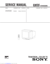 Sony Transitron KV-B14K3 Service Manual