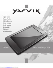 Yarvik PMP400 Quick Start Manual