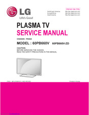 LG 60PB660V Service Manual
