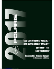 Polaris 600 Switchback Assault Owner's Manual