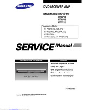 Samsung HT-P11 Service Manual