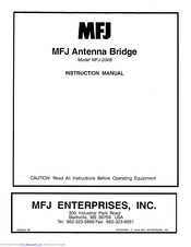 MFJ mfj-204b Instruction Manual