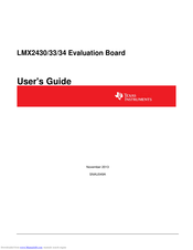 Texas Instruments LMX2434 User Manual