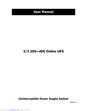 Voltronic Power Galleon II 3P User Manual