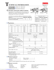 Makita HM1213C Technical Information