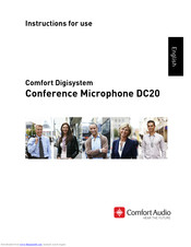 Comfort audio DC20 Instructions For Use Manual
