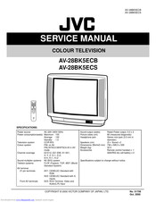 JVC AV-28BK5ECB Service Manual