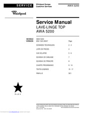 Whirlpool AWA 5200 Service Manual