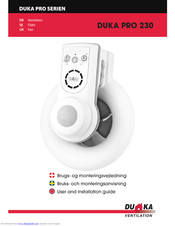 Duka PRO 230 User And Installation Manual