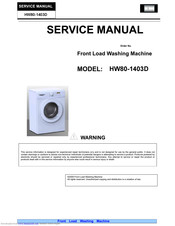 Haier HW80-1403D Service Manual