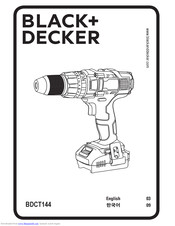 Black & Decker BDCT144 User Manual