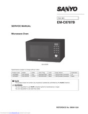 Sanyo EM-C8787B Service Manual