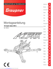 GRAUPNER 3D Copter Alpha 300 Q Assembly Instructions Manual