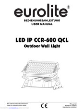EuroLite LED IP CCR-600 QCL User Manual
