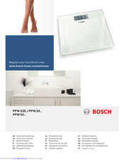Bosch PPW?42 SERIES Instruction Manual