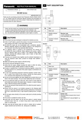 Panasonic EX-21 Series Instruction Manual