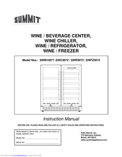 Summit SWBV3071 Instruction Manual
