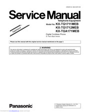 Panasonic KX-TG1711MEB Service Manual