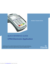 Elavon CFNA Quick Reference Manual