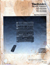 Technics SD-s2300 Operating Instructions Manual