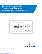 Emerson 0037-7303A Installation And Operation Manual