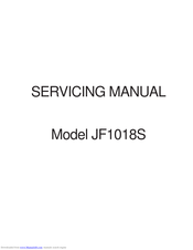 Janome JF1018S Servicing Manual