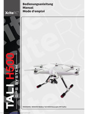 XciteRC 16002050 Walkera Tali H500 Hexacopter RTF GoPro Manual