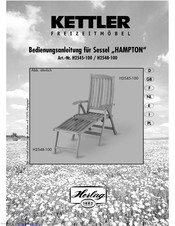 Kettler HAMPTON H2545-100 Operating Instructions Manual