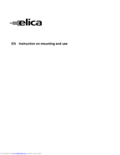 ELICA FS 74710 Instruction On Mounting And Use Manual