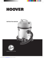 Hoover TWDH1400 Instruction Manual