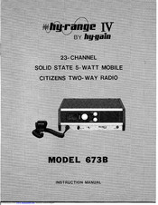 Hy-Gain 673B Instruction Manual
