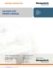 Despatch LBB Series Owner's Manual