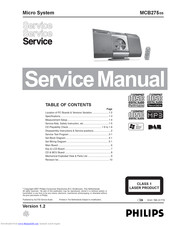 Philips MCB275/05 Service Manual