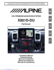 Alpine X901D-DU Installation Manual