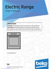 Beko SLER30530SS User Manual