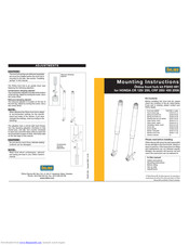 Ohlins FGHO 691 Mounting Instructions