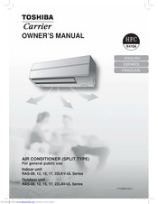 Carrier RAS-12LAV-UL Series Owner's Manual