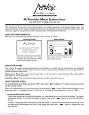 Activox 4L Instructions