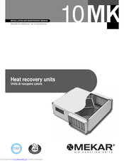 Mekar 10MK Installation And Maintenance Manual