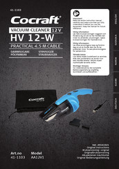 Clas Ohlson cocraft HV 12-W Original Instructions Manual