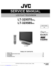 JVC LT-32X575 Service Manual