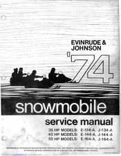 Evinrude&JOHNSON E-144-A Service Manual